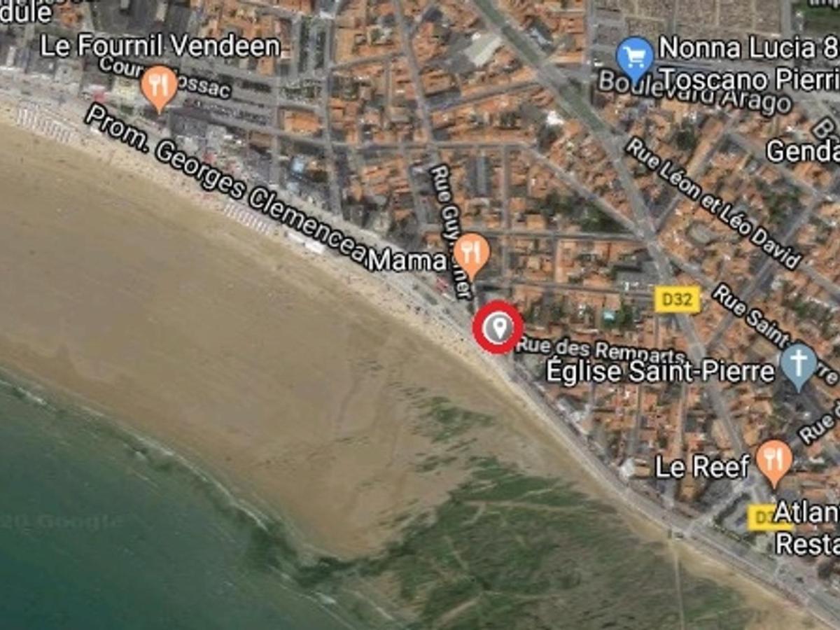 Appartement T2 Refait A Neuf Avec Balcon Face Mer Et Ascenseur, Au Coeur Des Sables-D'Olonne - Fr-1-485-70 Ле-Сабль-д’Олон Экстерьер фото